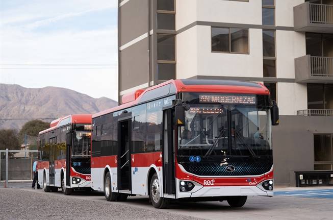 Copiapó estrena el primer sistema de transporte público 100% eléctrico de Sudamérica